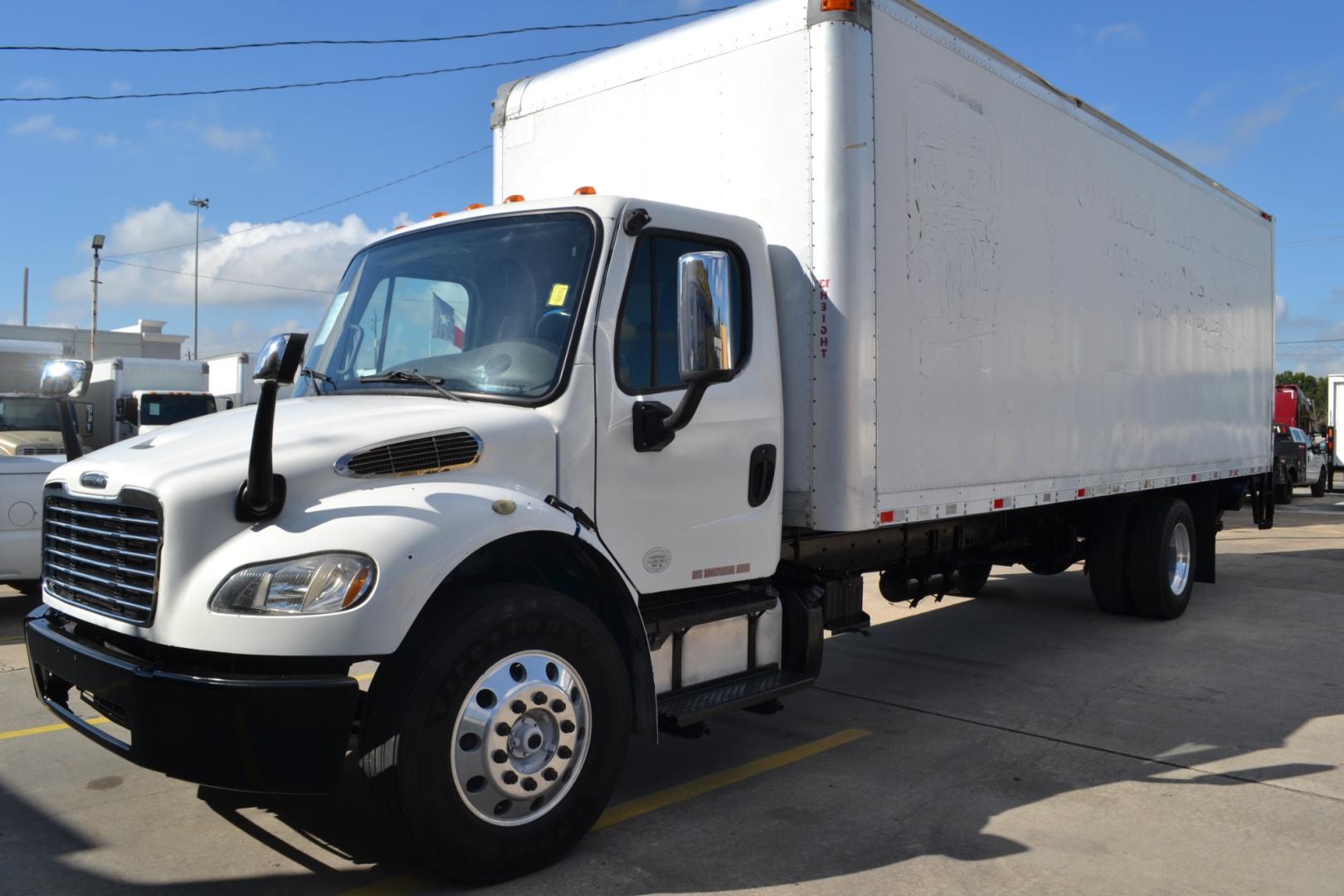 2014 WHITE FREIGHTLINER M2-106 with an CUMMINS ISB 6.7L 220HP engine, ALLISON 2200HS AUTOMATIC transmission, located at 9172 North Fwy, Houston, TX, 77037, (713) 910-6868, 29.887470, -95.411903 - Photo#0