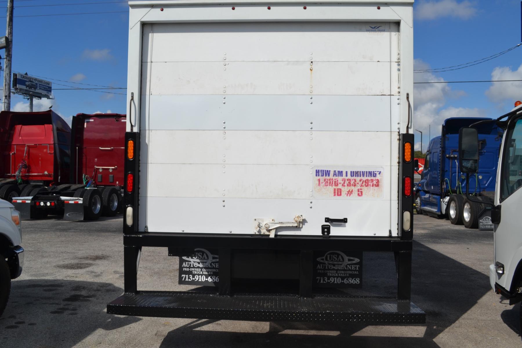 2016 WHITE ISUZU NPR with an 4JJ1-TC 3.0L 4CYL DIESEL engine, AUTOMATIC transmission, located at 9172 North Fwy, Houston, TX, 77037, (713) 910-6868, 29.887470, -95.411903 - 18FT BOX, HEIGHT 78" X WIDTH 96", DEF FLUID, COLD A/C, POWER WINDOWS & LOCKS, OVERDRIVE, 13,000LB GVWR , 30 GALLON FUEL TANK - Photo #5