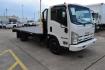 2012 WHITE /GRAY ISUZU NPR with an 4HK1TC 5.2L TURBO-CHARGED DIESEL engine, AUTOMATIC transmission, located at 9172 North Fwy, Houston, TX, 77037, (713) 910-6868, 29.887470, -95.411903 - 14,500 LB GVWR , 16FT FLATBED, 99" WIDE , EXHAUST BRAKE, POWER WINDOWS & LOCKS, COLD A/C - Photo#3