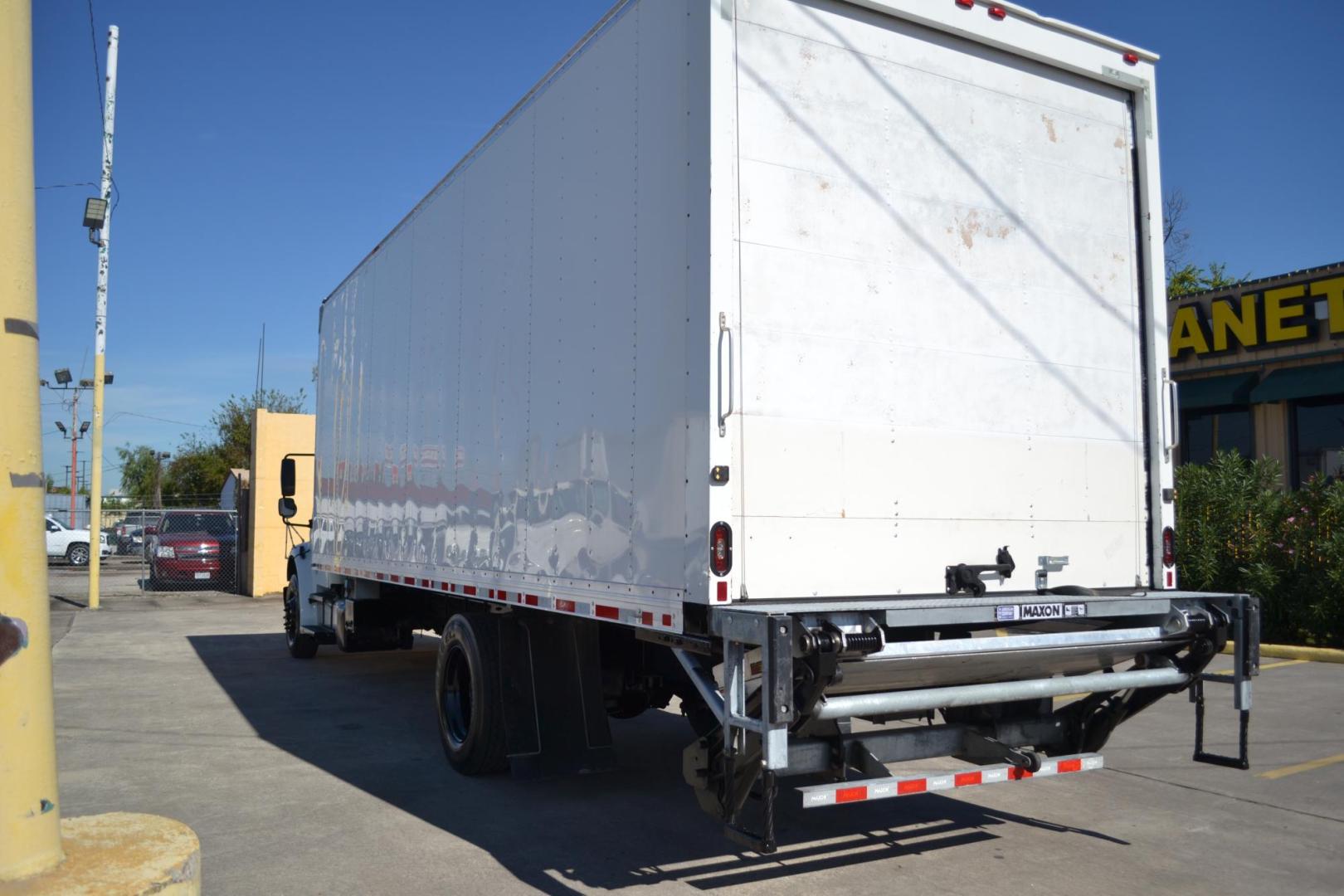 2021 WHITE /BLACK FREIGHTLINER M2-106 with an CUMMINS B6.7L 240HP engine, ALLISON 2100RDS AUTOMATIC transmission, located at 9172 North Fwy, Houston, TX, 77037, (713) 910-6868, 29.887470, -95.411903 - 26,000 LB GVWR NON CDL, MORGAN 26 FT BOX, HEIGHT 103" X WIDTH 102", MAXON 3,000 LB ALUMINUM LIFT GATE, AIR RIDE, EXHAUST BRAKE, DUAL 80 GALLON FUEL TANKS, POWER WINDOWS & LOCKS, COLLISON MITIGATION, LANE ASSIST, - Photo#6