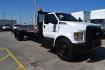 2017 WHITE /GRAY FORD F650 (1FDNF6DC0HD) with an POWERSTROKE 6.7L 325 HP TURBO DIESEL engine, 6 SPD AUTOMATIC transmission, located at 9172 North Fwy, Houston, TX, 77037, (713) 910-6868, 29.887470, -95.411903 - 22 FT FLATBED, 102" WIDE, 26,000 LB GVWR NON CDL, 3,000 LB ALUMINUM LIFT GATE, EXHAUST BRAKE, WHEELBASE: 260", RATIO: 4.10, 47 GALLON FUEL TANK, POWER WINDOWS, LOCKS & MIRRORS , TOOL BOX - Photo#2