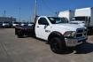 2018 WHITE /BLACK RAM 5500 TRADESMAN (3C7WRMDL1JG) with an CUMMINS 6.7L TURBO DIESEL engine, AISIN A465 6SPD AUTOMATIC transmission, located at 9172 North Fwy, Houston, TX, 77037, (713) 910-6868, 29.887470, -95.411903 - 19,5000 LB GVWR, 16 FT FLATBED X 96" WIDE, EXHAUST BRAKE, POWER WINDOWS , LOCKS & MIRRORS, COLD A/C - Photo#2