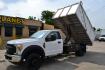 2017 WHITE /BLACK FORD F550 (1FDUF5GT4HE) with an POWERSTROKE 6.7L DIESEL engine, 6SPD AUTOMATIC transmission, located at 9172 North Fwy, Houston, TX, 77037, (713) 910-6868, 29.887470, -95.411903 - 19,500 LB GVWR, 13 FT ALUMINUM DUMP BODY, HEIGHT 4' X WIDTH 7', VENCO 6 TON HYDRAULIC HOIST, WHEELBASE: 169", RATIO: 4.88, BUMPER PULL HITCH, COLD A/C - Photo#9