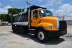 2013 YELLOW /BLACK FREIGHTLINER 114SD (1FVHG3DV4DH) with an DETROIT DD13 12.8L 415HP engine, EATON FULLER 8LL transmission, located at 9172 North Fwy, Houston, TX, 77037, (713) 910-6868, 29.887470, -95.411903 - 16 FT DUMP, 20,000 LB FRONT AXLE, 46,000 LB REAR AXLE, 13,000 LB STEERABLE LIFT AXLE, TWIN STEER FRONT AXLE, FULL LOCKERS , ENGINE BRAKE, ELECTRIC TARP, 100 GALLON FUEL TANK, ALUMINUM / STEEL WHEELS, DOUBLE CHASSIS , COLD A/C - Photo#2