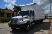 2018 WHITE /GRAY INTERNATIONAL 4300 with an CUMMINS ISB 6.7L 240HP engine, EATON FULLER PROCISION AUTOMATIC transmission, located at 9172 North Fwy, Houston, TX, 77037, (713) 910-6868, 29.887470, -95.411903 - 25,999 LB GVWR NON CDL, MORGAN 26 FT BOX, HEIGHT 97" X WIDTH 102", WALTCO, 3,000 LB ALUMINUM LIFT GATE, SPRING SUSPENSION, 90 GALLON FUEL TANK, POWER WINDOWS, LOCKS & MIRRORS, REVERSE CAMERA - Photo#0