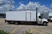 2018 WHITE /GRAY INTERNATIONAL 4300 with an CUMMINS ISB 6.7L 240HP engine, EATON FULLER PROCISION AUTOMATIC transmission, located at 9172 North Fwy, Houston, TX, 77037, (713) 910-6868, 29.887470, -95.411903 - 25,999 LB GVWR NON CDL, MORGAN 26 FT BOX, HEIGHT 97" X WIDTH 102", WALTCO, 3,000 LB ALUMINUM LIFT GATE, SPRING SUSPENSION, 90 GALLON FUEL TANK, POWER WINDOWS, LOCKS & MIRRORS, REVERSE CAMERA - Photo#3