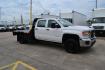 2018 WHITE /BLACK GMC 3500 HD with an DURAMX 6.6 L TURBO DIESEL engine, ALLISON 6 SPD AUTOMATIC transmission, located at 9172 North Fwy, Houston, TX, 77037, (713) 910-6868, 29.887470, -95.411903 - 9 FT FLATBED X 96" WIDE, GOOSENECK/ BUMPER PULL HITCH, 2 X TOOLBOXES, EXHAUST BRAKE, POWER WINDOWS, LOCKS, & MIRRORS - Photo#2