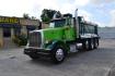 2012 GREEN /BLACK PETERBILT 367 (1XPTD49X3CD) with an CUMMINS X15 14.9L 485 HP engine, 13 SPD MANUAL transmission, located at 9172 North Fwy, Houston, TX, 77037, (713) 910-6868, 29.887470, -95.411903 - 16 FT DUMP BODY, 17 CUBIC YARDS, PETERBILT AIR TRAC SUSPENSION, FULL LOCKERS, ENGINE BRAKE, 12K FRONT , 40K REAR, 13K LIFT AXLE , POWER WINDOWS, LOCKS AND MIRRORS - Photo#0