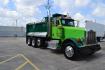 2012 GREEN /BLACK PETERBILT 367 (1XPTD49X3CD) with an CUMMINS X15 14.9L 485 HP engine, 13 SPD MANUAL transmission, located at 9172 North Fwy, Houston, TX, 77037, (713) 910-6868, 29.887470, -95.411903 - 16 FT DUMP BODY, 17 CUBIC YARDS, PETERBILT AIR TRAC SUSPENSION, FULL LOCKERS, ENGINE BRAKE, 12K FRONT , 40K REAR, 13K LIFT AXLE , POWER WINDOWS, LOCKS AND MIRRORS - Photo#2