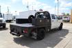 2018 WHITE /BLACK RAM 3500 HD (3C7WRSCL2JG) with an CUMMINS 6.7L TURBO DIESEL engine, 6SPD AUTOMATIC transmission, located at 9172 North Fwy, Houston, TX, 77037, (713) 910-6868, 29.887470, -95.411903 - 9 FT FLATBED X 97" WIDE, GOOSENECK/BUMPER PULL HITCH, CREW CAB, EXHAUST BRAKE, AUXILIARY FUEL TANK, 6 X BOXES - Photo#4
