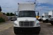 2018 WHITE /BLACK FREIGHTLINER M2-106 (3ALACWFC5JD) with an CUMMINS B6.7L 240HP engine, ALLISON 2500RDS AUTOMATIC transmission, located at 9172 North Fwy, Houston, TX, 77037, (713) 910-6868, 29.887470, -95.411903 - 26,000 LB GVWR NON CDL, MORGAN 26 FT BOX , HEIGHT 103" X WIDTH 102", AIR RIDE SUSPENSION, WALTCO 3,000 LB ALUMINUM LIFT GATE W/ RAMP , EXHAUST BRAKE, 90 GALLON FUEL TANKS, COLLISION MITIGATION, POWER WINDOWS & LOCKS - Photo#1
