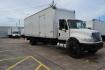2016 WHITE /GRAY INTERNATIONAL 4300 (1HTMMMML5GH) with an CUMMINS ISB 6.7L 240HP engine, ALLISON 2200RDS AUTOMATIC transmission, located at 9172 North Fwy, Houston, TX, 77037, (713) 910-6868, 29.887470, -95.411903 - 25,999 LB GVWR NON CDL, SUPREME 26 FT BOX, HEIGHT 103" X WIDTH 102", AIR RIDE SUSPENSION, 3,000 LB ALUMINUM LIFT GATE W/ RAMP, 90 GALLON FUEL TANKS, POWER WINDOWS & LOCKS , CURBSIDE DOOR - Photo#2