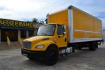 2015 YELLOW /GRAY FREIGHTLINER M2-106 (3ALACXDT9FD) with an CUMMINS ISB 6.7L 240HP engine, ALLISON 2500RDS AUTOMATIC transmission, located at 9172 North Fwy, Houston, TX, 77037, (713) 910-6868, 29.887470, -95.411903 - 26,000 LB GVWR NON CDL, MORGAN 26 FT BOX, HEIGHT 103" X WIDTH 102", 3,000 LB ALUMINUM LIFT GATE W/ RAMP, AIR RIDE SUSPENSION - Photo#0
