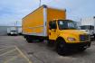 2015 YELLOW /GRAY FREIGHTLINER M2-106 (3ALACXDT9FD) with an CUMMINS ISB 6.7L 240HP engine, ALLISON 2500RDS AUTOMATIC transmission, located at 9172 North Fwy, Houston, TX, 77037, (713) 910-6868, 29.887470, -95.411903 - 26,000 LB GVWR NON CDL, MORGAN 26 FT BOX, HEIGHT 103" X WIDTH 102", 3,000 LB ALUMINUM LIFT GATE W/ RAMP, AIR RIDE SUSPENSION - Photo#2