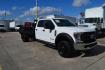 2019 WHITE /BLACK FORD F550 (1FD0W5GT5KE) with an POWERSTROKE 6.7L DIESEL engine, 6SPD AUTOMATIC transmission, located at 9172 North Fwy, Houston, TX, 77037, (713) 910-6868, 29.887470, -95.411903 - 18,000 LB GVWR, 11 FT FLATBED X 98" WIDE, PINTLE HOOK HITCH, 5 X TOOLBOXES, WHEELBASE : 203", RATIO: 4.10, POWER WINDOWS, LOCKS, COLD A/C - Photo#2