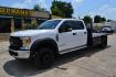 2017 WHITE /BLACK FORD F550 (1FD0W5GT9HE) with an POWERSTROKE 6.7L DIESEL engine, 6SPD AUTOMATIC transmission, located at 9172 North Fwy, Houston, TX, 77037, (713) 910-6868, 29.887470, -95.411903 - 19,500 LB GVWR, 12 FT FLATBED X 96" WIDE, PINTLE HOOK HITCH, 3 X TOOL BOXES, RATIO: 4.88 LIMITED SLIP, WHEELBASE: 203", CREW CAB, POWER WINDOWS , LOCKS & MIRRORS - Photo#0