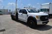 2017 WHITE /BLACK FORD F550 (1FD0W5GT9HE) with an POWERSTROKE 6.7L DIESEL engine, 6SPD AUTOMATIC transmission, located at 9172 North Fwy, Houston, TX, 77037, (713) 910-6868, 29.887470, -95.411903 - 19,500 LB GVWR, 12 FT FLATBED X 96" WIDE, PINTLE HOOK HITCH, 3 X TOOL BOXES, RATIO: 4.88 LIMITED SLIP, WHEELBASE: 203", CREW CAB, POWER WINDOWS , LOCKS & MIRRORS - Photo#2