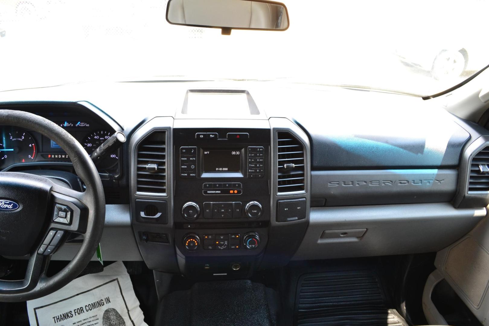 2017 WHITE /BLACK FORD F550 (1FD0W5GT9HE) with an POWERSTROKE 6.7L DIESEL engine, 6SPD AUTOMATIC transmission, located at 9172 North Fwy, Houston, TX, 77037, (713) 910-6868, 29.887470, -95.411903 - 19,500 LB GVWR, 12 FT FLATBED X 96" WIDE, PINTLE HOOK HITCH, 3 X TOOL BOXES, RATIO: 4.88 LIMITED SLIP, WHEELBASE: 203", CREW CAB, POWER WINDOWS , LOCKS & MIRRORS - Photo#10