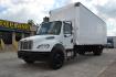 2018 WHITE /BLACK FREIGHTLINER M2-106 (3ALACWFC8JD) with an CUMMINS B6.7L 240HP engine, ALLISON 2500RDS AUTOMATIC transmission, located at 9172 North Fwy, Houston, TX, 77037, (713) 910-6868, 29.887470, -95.411903 - 26,000 LB GVWR NON CDL, SUPREME 26 FT BOX ,HEIGHT 103" X WIDTH 102", WALTCO 3,000 LB ALUMINUM LIFT GATE W/ RAMP, AIR RIDE SUSPENSION ,90 GALLON FUEL CAPACITY, WHEELBASE: 270", COLLISION MITIGATION, POWER WINDOWS & LOCKS - Photo#0
