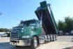 2017 GREEN /BLACK MACK CXU613 (1M1AW07Y0HM) with an MACK MP8 12.8L 505HP engine, 18 SPD MANUAL transmission, located at 9172 North Fwy, Houston, TX, 77037, (713) 910-6868, 29.887470, -95.411903 - 19 FT DUMP BODY= 22 CUBIC YARDS,FRONT AXLE: 14,600 LB , 2 X LIFT AXLES : 13,000 LB, REAR AXLE: 46,000 LB, WHEELBASE: 252", RATIO: 3.73, DOUBLE CHASSIS, FULL LOCKERS, 315 FRONT TIRES, AIR RIDE SUSPENSION, ELECTRIC TARP, 75 GALLON FUEL CAPACITY, AIR TAILGATE, ENGINE BRAKE, POWER WINDOWS & LOCKS & MIRR - Photo#9